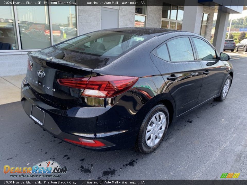2020 Hyundai Elantra SE Phantom Black / Gray Photo #4