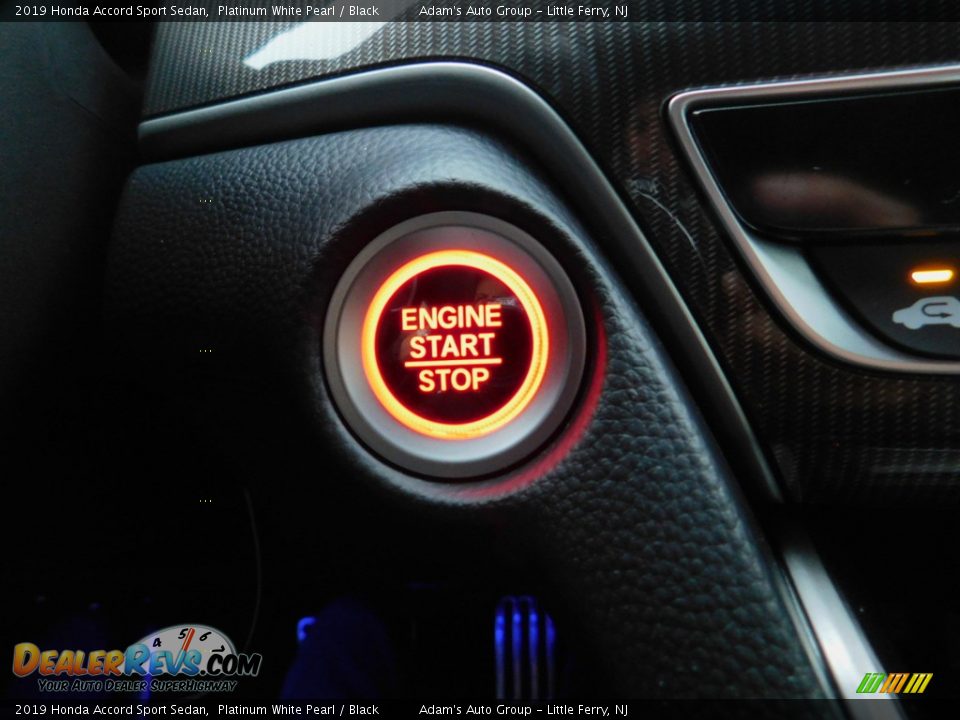 2019 Honda Accord Sport Sedan Platinum White Pearl / Black Photo #16