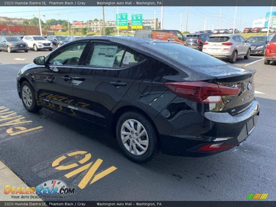 2020 Hyundai Elantra SE Phantom Black / Gray Photo #6