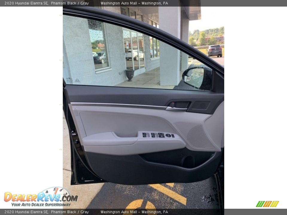 2020 Hyundai Elantra SE Phantom Black / Gray Photo #11