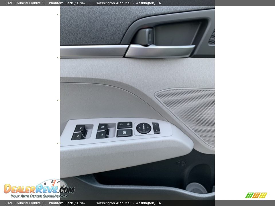 2020 Hyundai Elantra SE Phantom Black / Gray Photo #12