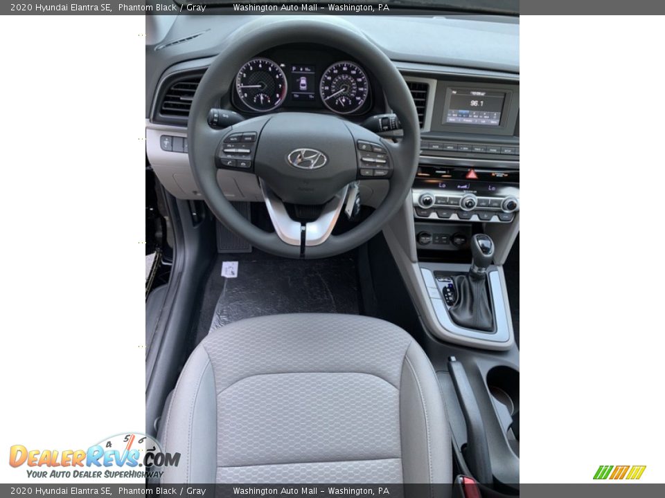 2020 Hyundai Elantra SE Phantom Black / Gray Photo #14