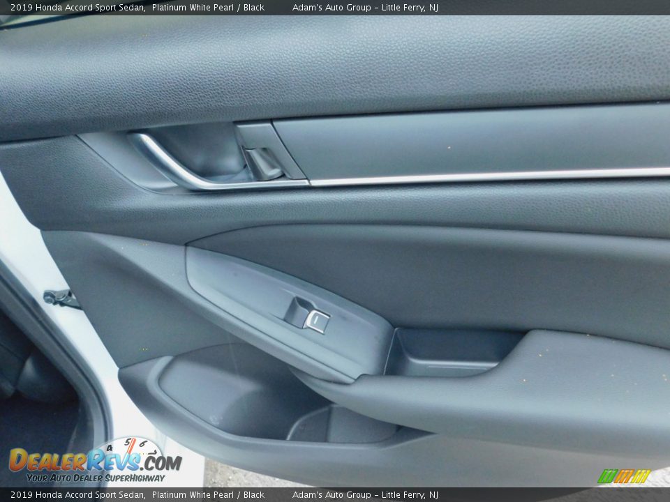 2019 Honda Accord Sport Sedan Platinum White Pearl / Black Photo #24