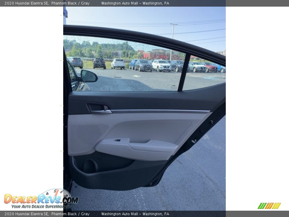 2020 Hyundai Elantra SE Phantom Black / Gray Photo #23