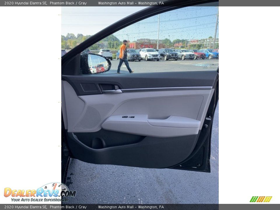 2020 Hyundai Elantra SE Phantom Black / Gray Photo #26