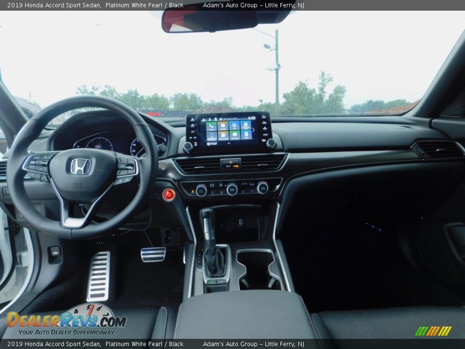 2019 Honda Accord Sport Sedan Platinum White Pearl / Black Photo #28