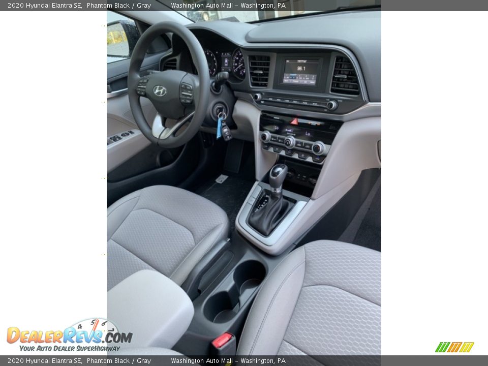 2020 Hyundai Elantra SE Phantom Black / Gray Photo #28