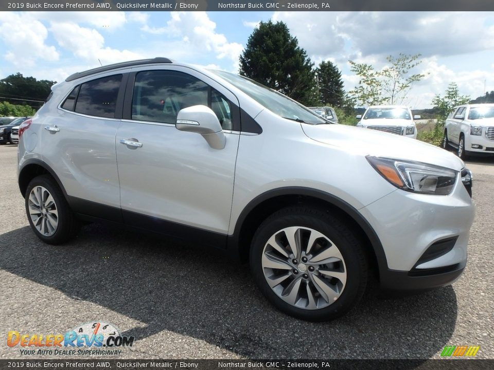 2019 Buick Encore Preferred AWD Quicksilver Metallic / Ebony Photo #3