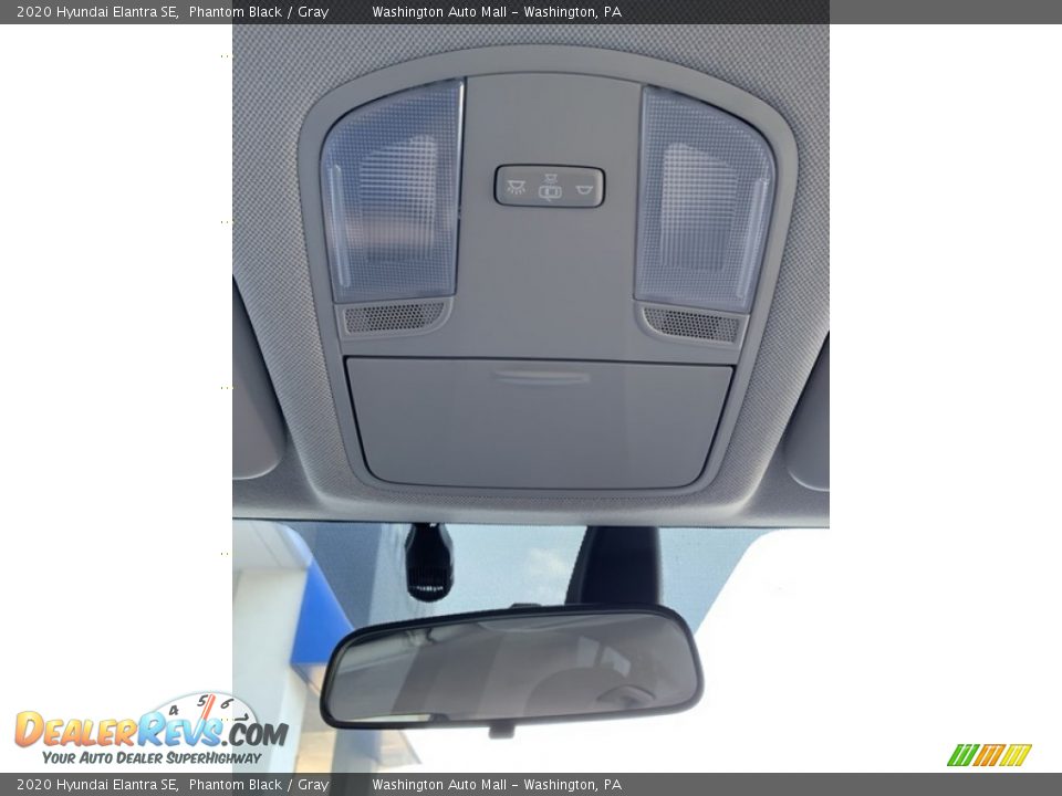 2020 Hyundai Elantra SE Phantom Black / Gray Photo #36