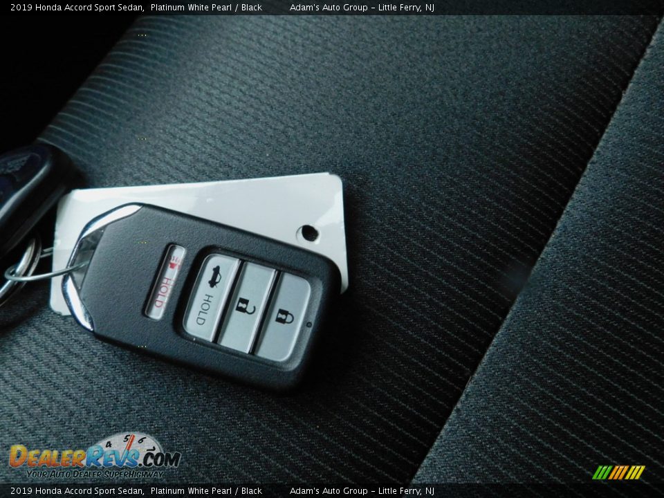 2019 Honda Accord Sport Sedan Platinum White Pearl / Black Photo #34