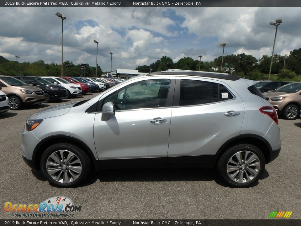 2019 Buick Encore Preferred AWD Quicksilver Metallic / Ebony Photo #9