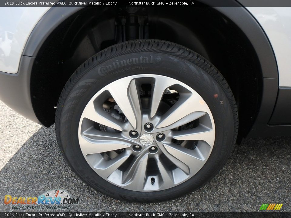 2019 Buick Encore Preferred AWD Quicksilver Metallic / Ebony Photo #10