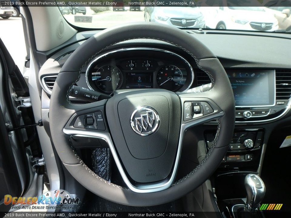 2019 Buick Encore Preferred AWD Quicksilver Metallic / Ebony Photo #17
