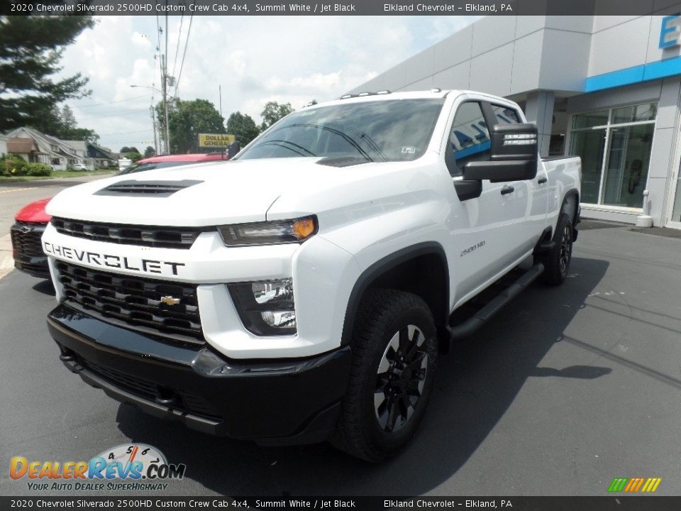 2020 Chevrolet Silverado 2500HD Custom Crew Cab 4x4 Summit White / Jet Black Photo #5