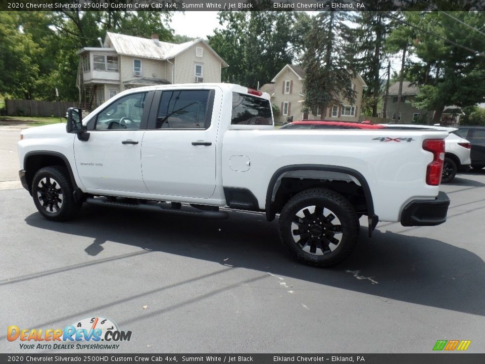 Summit White 2020 Chevrolet Silverado 2500HD Custom Crew Cab 4x4 Photo #7