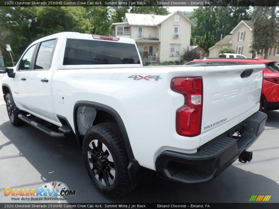 2020 Chevrolet Silverado 2500HD Custom Crew Cab 4x4 Summit White / Jet Black Photo #8