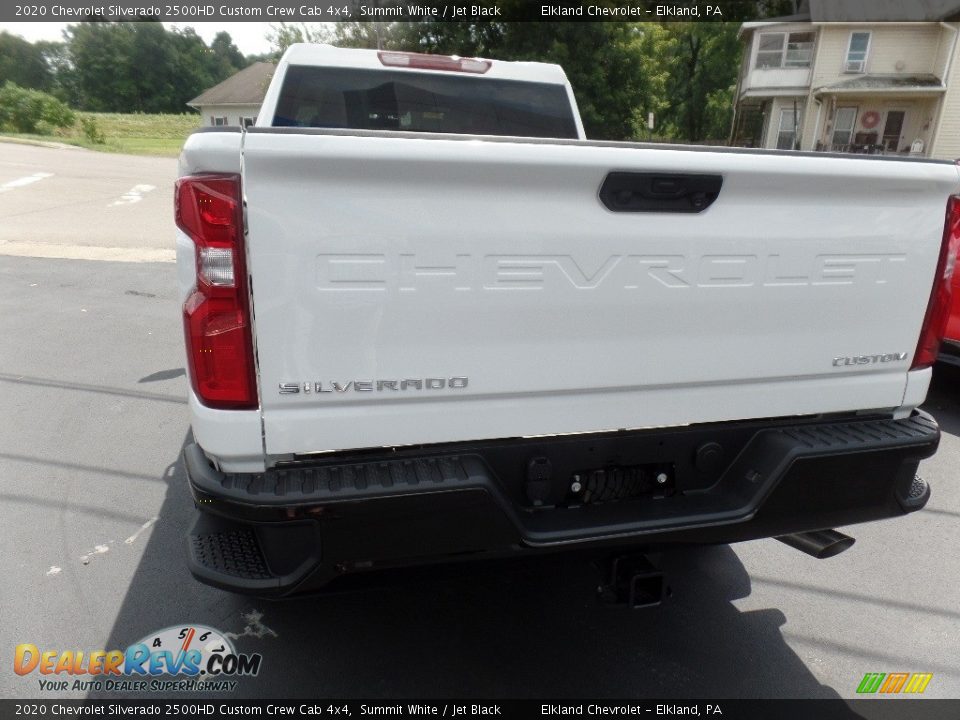 2020 Chevrolet Silverado 2500HD Custom Crew Cab 4x4 Summit White / Jet Black Photo #9