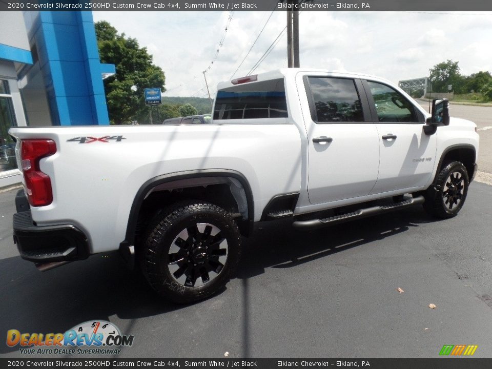 2020 Chevrolet Silverado 2500HD Custom Crew Cab 4x4 Summit White / Jet Black Photo #11
