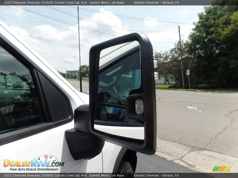 2020 Chevrolet Silverado 2500HD Custom Crew Cab 4x4 Summit White / Jet Black Photo #15