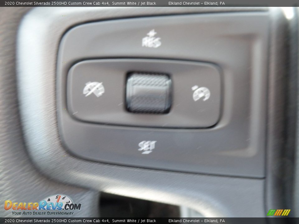 2020 Chevrolet Silverado 2500HD Custom Crew Cab 4x4 Summit White / Jet Black Photo #27
