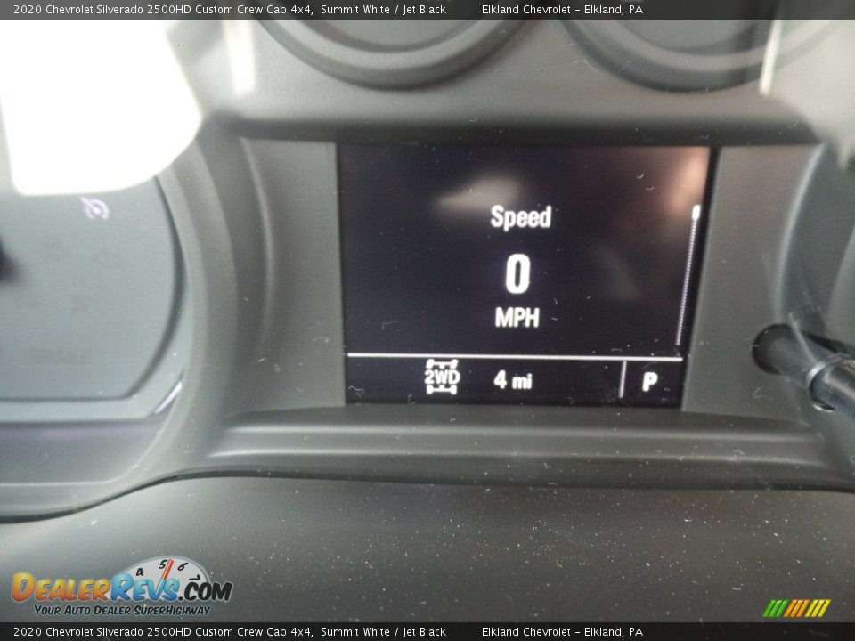 2020 Chevrolet Silverado 2500HD Custom Crew Cab 4x4 Summit White / Jet Black Photo #28