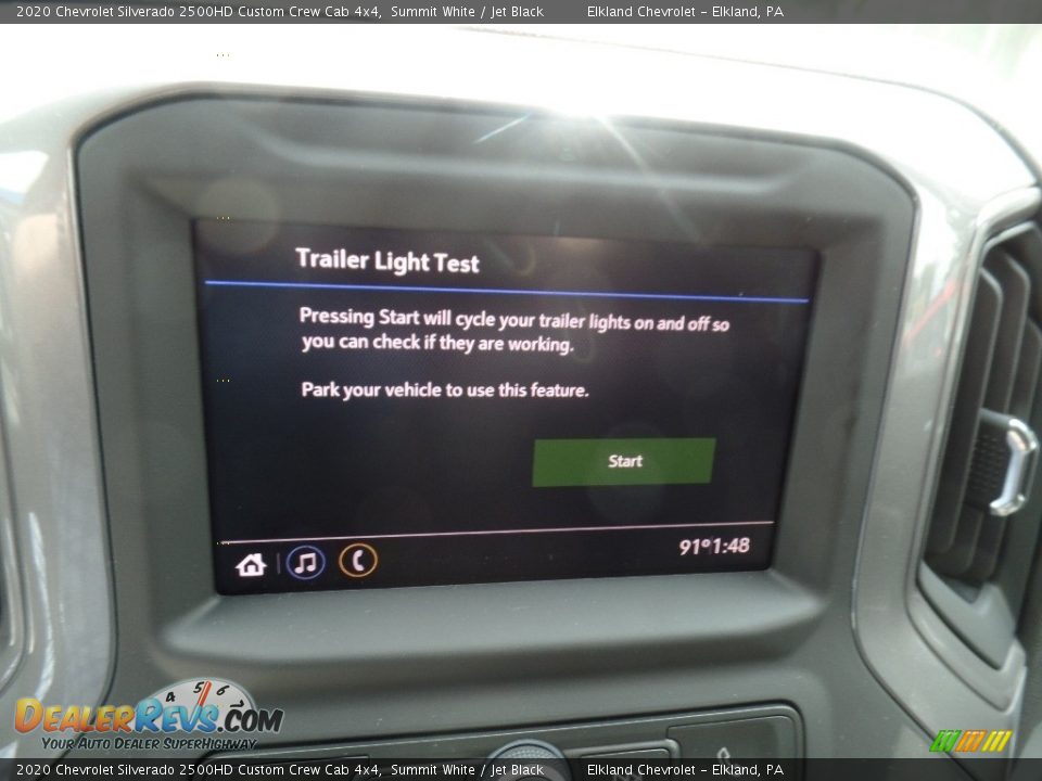 2020 Chevrolet Silverado 2500HD Custom Crew Cab 4x4 Summit White / Jet Black Photo #32