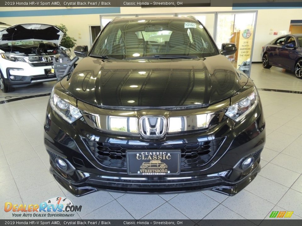 2019 Honda HR-V Sport AWD Crystal Black Pearl / Black Photo #2