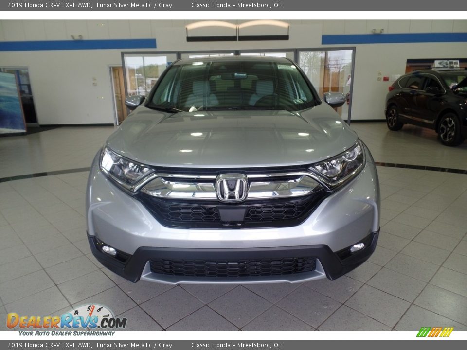 2019 Honda CR-V EX-L AWD Lunar Silver Metallic / Gray Photo #3
