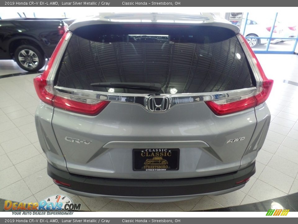 2019 Honda CR-V EX-L AWD Lunar Silver Metallic / Gray Photo #4