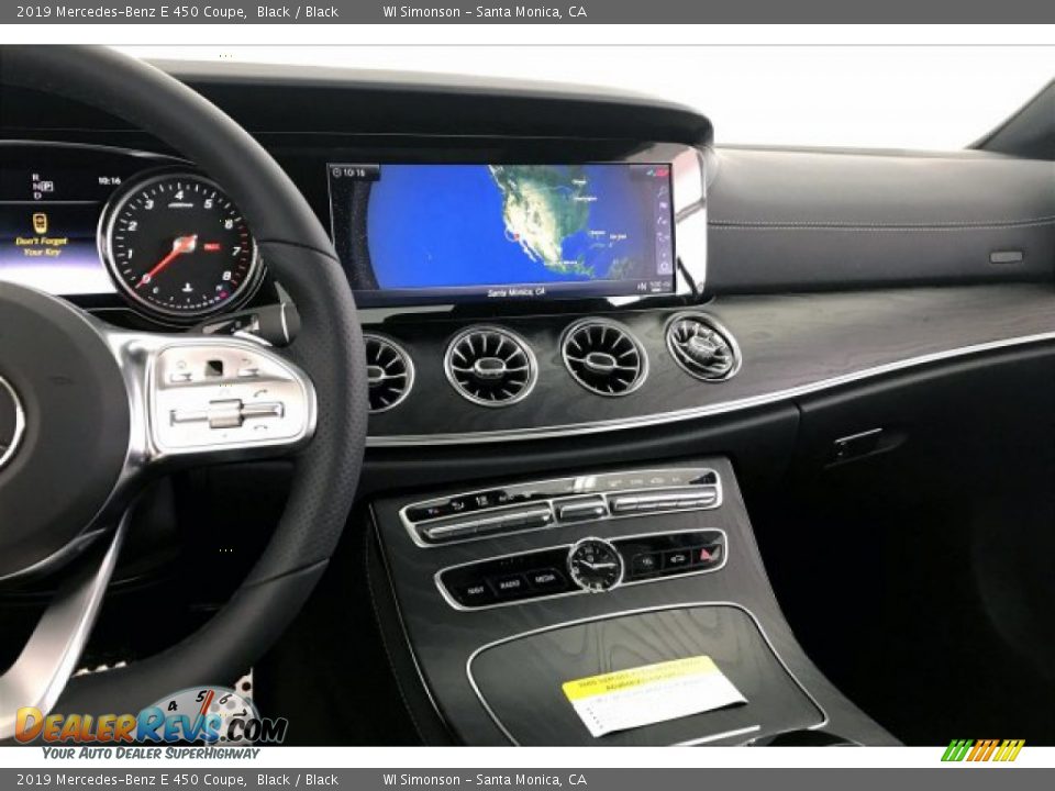 2019 Mercedes-Benz E 450 Coupe Black / Black Photo #6