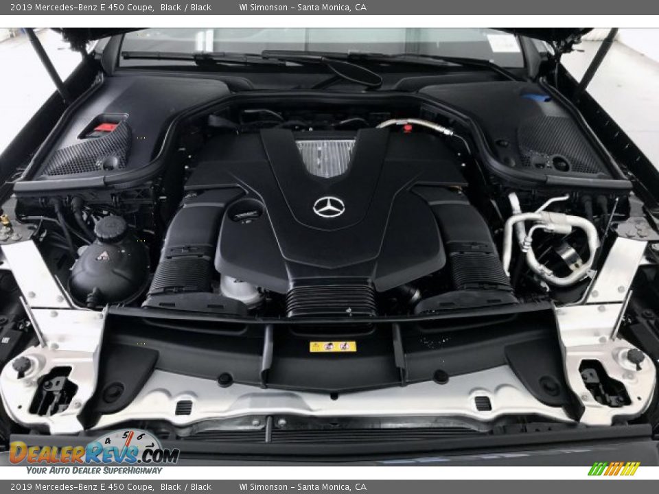 2019 Mercedes-Benz E 450 Coupe Black / Black Photo #8