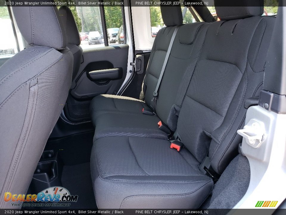 Rear Seat of 2020 Jeep Wrangler Unlimited Sport 4x4 Photo #6