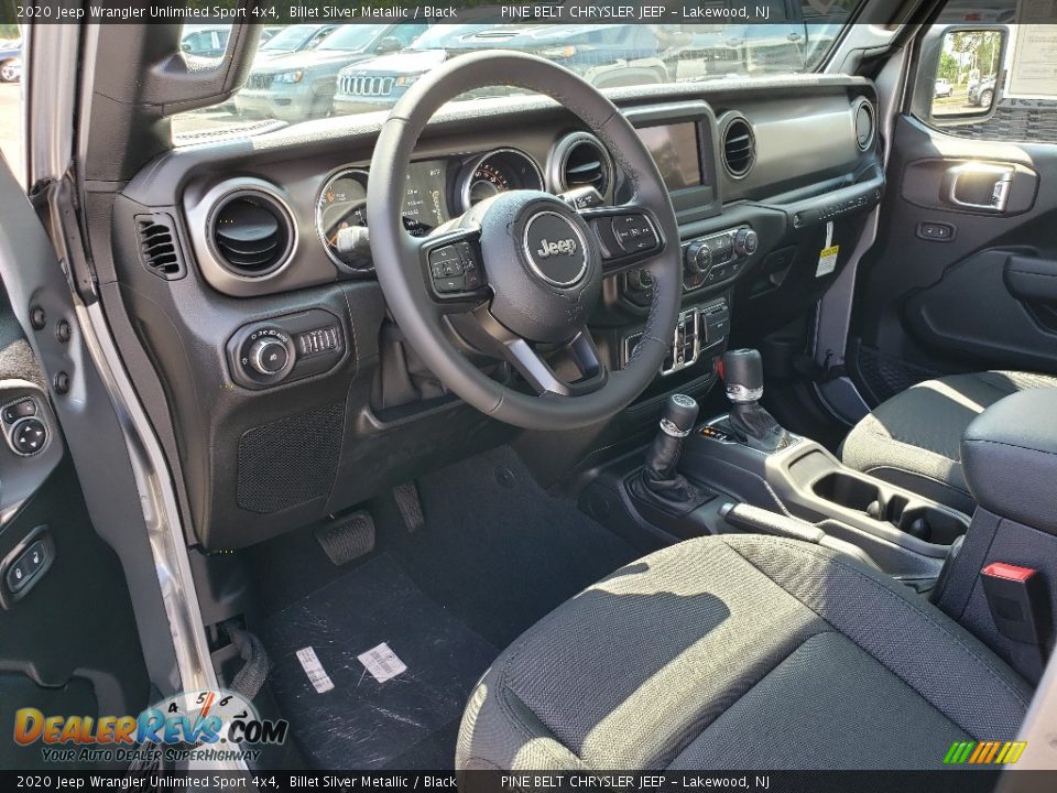 Front Seat of 2020 Jeep Wrangler Unlimited Sport 4x4 Photo #7