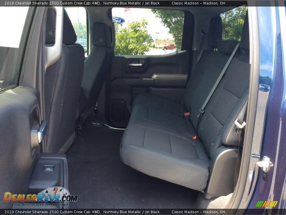 2019 Chevrolet Silverado 1500 Custom Crew Cab 4WD Northsky Blue Metallic / Jet Black Photo #21