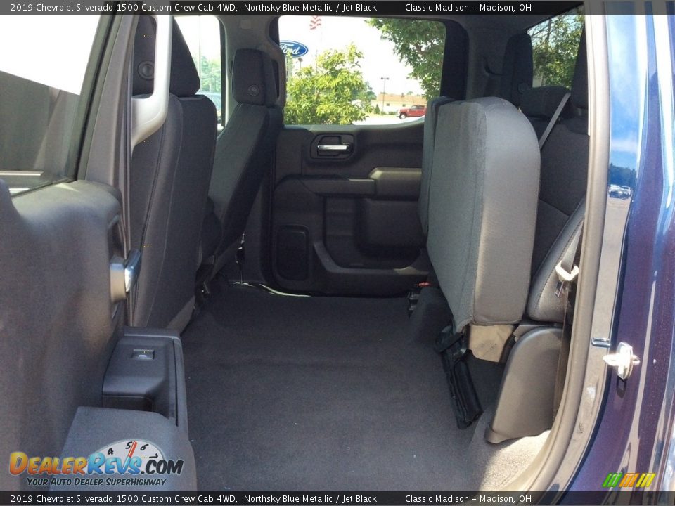 2019 Chevrolet Silverado 1500 Custom Crew Cab 4WD Northsky Blue Metallic / Jet Black Photo #22