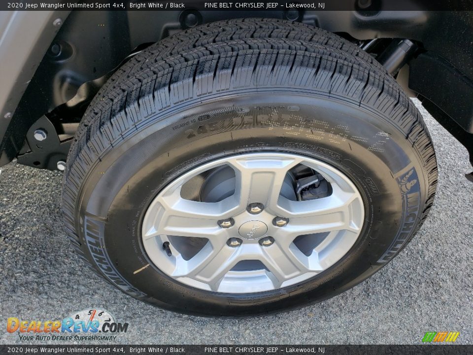 2020 Jeep Wrangler Unlimited Sport 4x4 Bright White / Black Photo #6