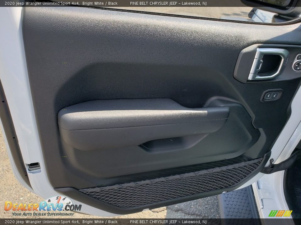 2020 Jeep Wrangler Unlimited Sport 4x4 Bright White / Black Photo #8