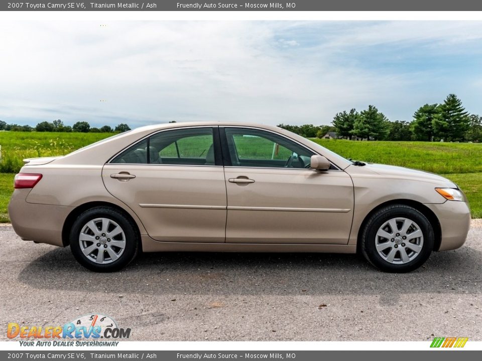 2007 Toyota Camry SE V6 Titanium Metallic / Ash Photo #3