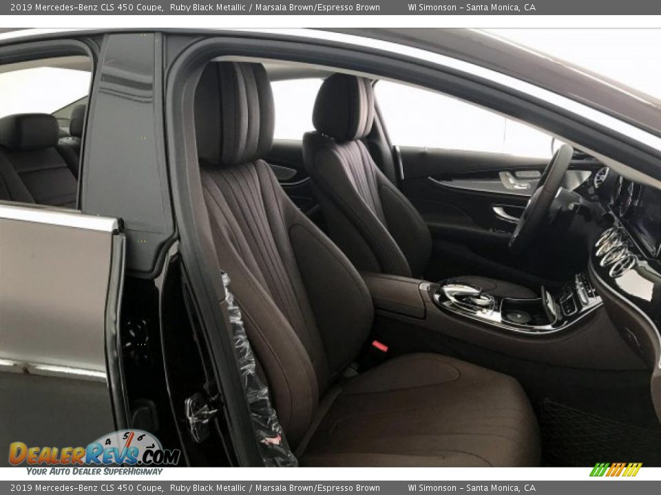 2019 Mercedes-Benz CLS 450 Coupe Ruby Black Metallic / Marsala Brown/Espresso Brown Photo #5