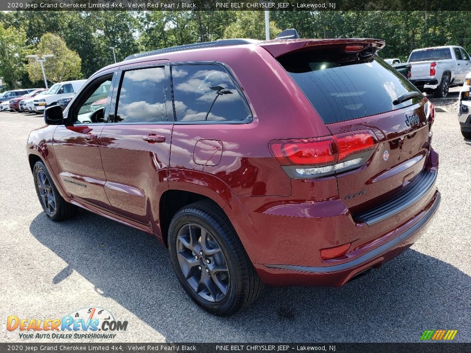 2020 Jeep Grand Cherokee Limited 4x4 Velvet Red Pearl / Black Photo #4