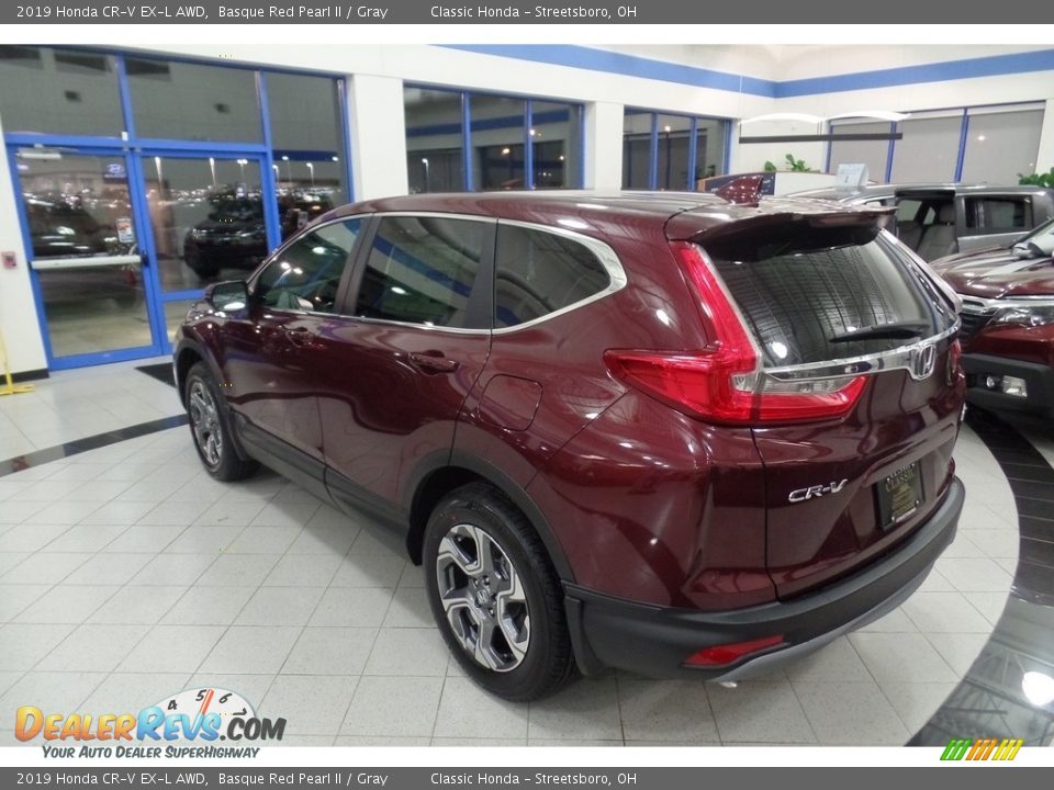 2019 Honda CR-V EX-L AWD Basque Red Pearl II / Gray Photo #2