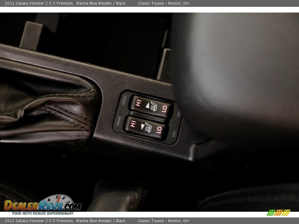 2011 Subaru Forester 2.5 X Premium Marine Blue Metallic / Black Photo #13