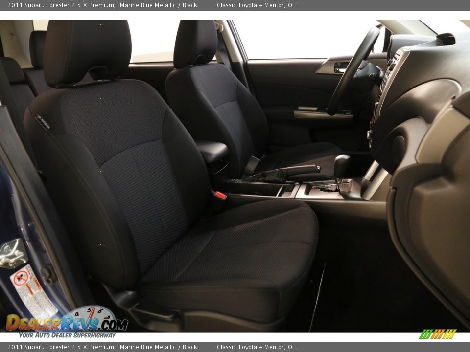 2011 Subaru Forester 2.5 X Premium Marine Blue Metallic / Black Photo #14