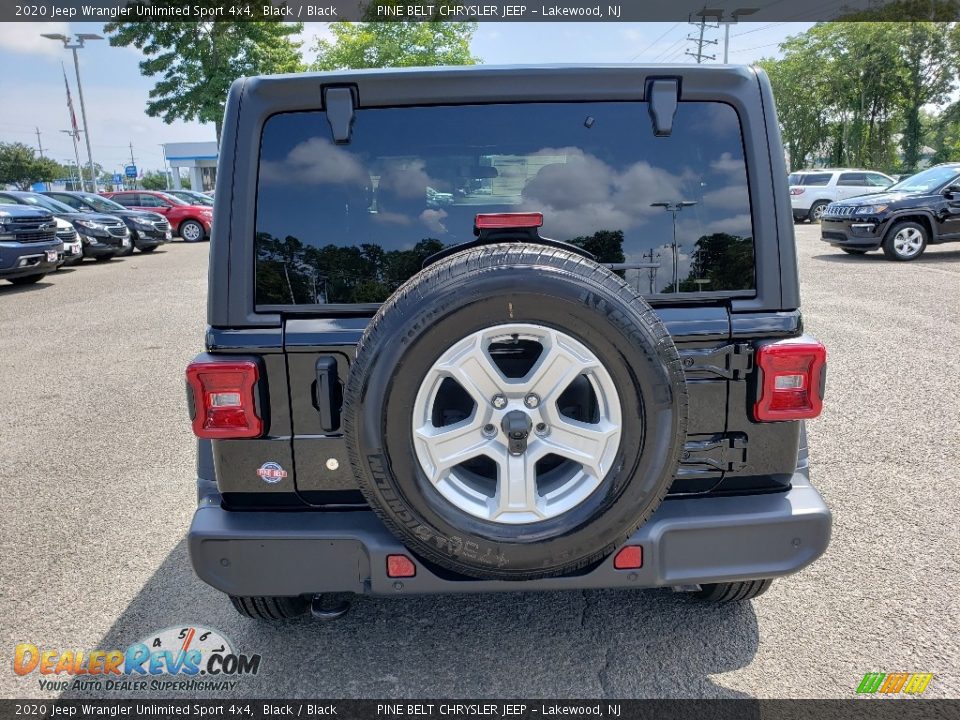 2020 Jeep Wrangler Unlimited Sport 4x4 Black / Black Photo #5