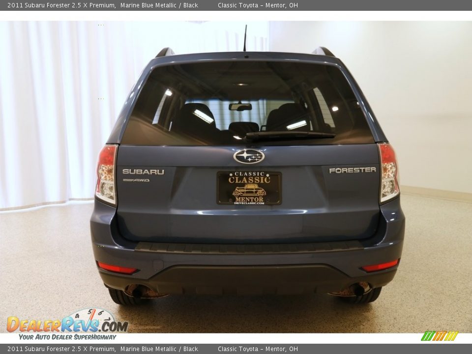 2011 Subaru Forester 2.5 X Premium Marine Blue Metallic / Black Photo #18