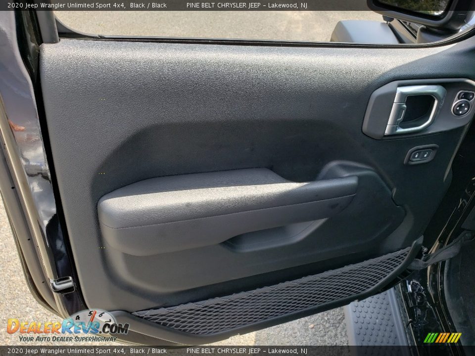 2020 Jeep Wrangler Unlimited Sport 4x4 Black / Black Photo #8