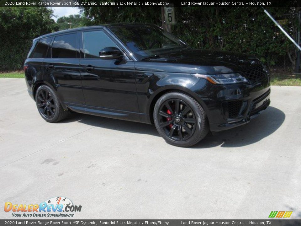 2020 Land Rover Range Rover Sport HSE Dynamic Santorini Black Metallic / Ebony/Ebony Photo #1