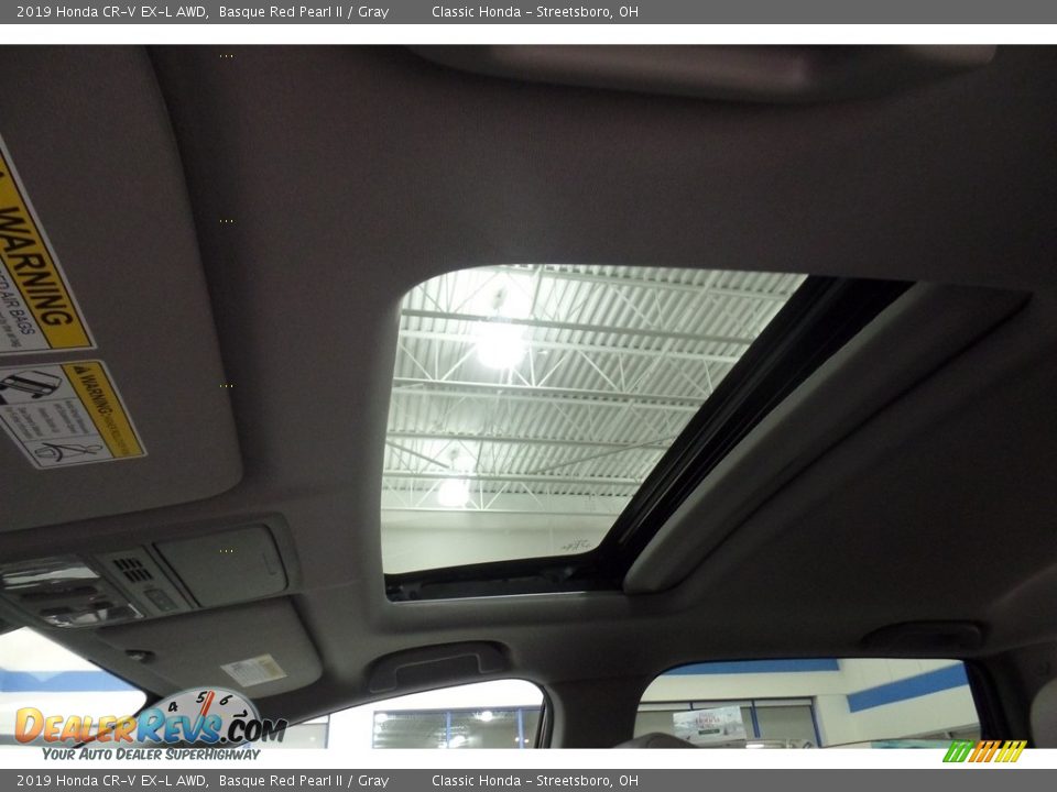 2019 Honda CR-V EX-L AWD Basque Red Pearl II / Gray Photo #14