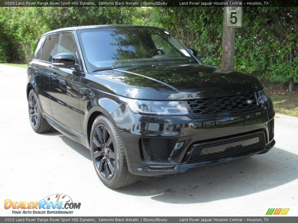 Santorini Black Metallic 2020 Land Rover Range Rover Sport HSE Dynamic Photo #2