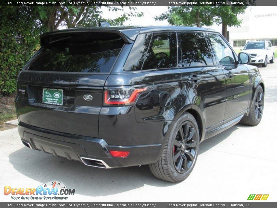 2020 Land Rover Range Rover Sport HSE Dynamic Santorini Black Metallic / Ebony/Ebony Photo #4